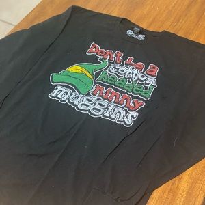 HG Apparel Dont Be a Cotton Headed Ninny Muggins Long Sleeve Shirt L Mens NWT